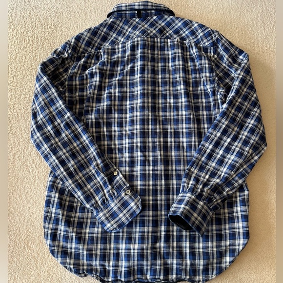 Rag & Bone Men’s Flannel Beach Shirt L - Picture 7 of 14